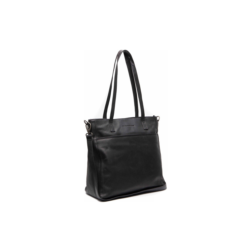 Leather Shoulder Bag Black Mosel