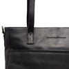 Leather Shopper Black Mosel