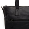 Leather Shopper Black Mosel