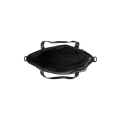 Leder Shopper Schwarz Mosel