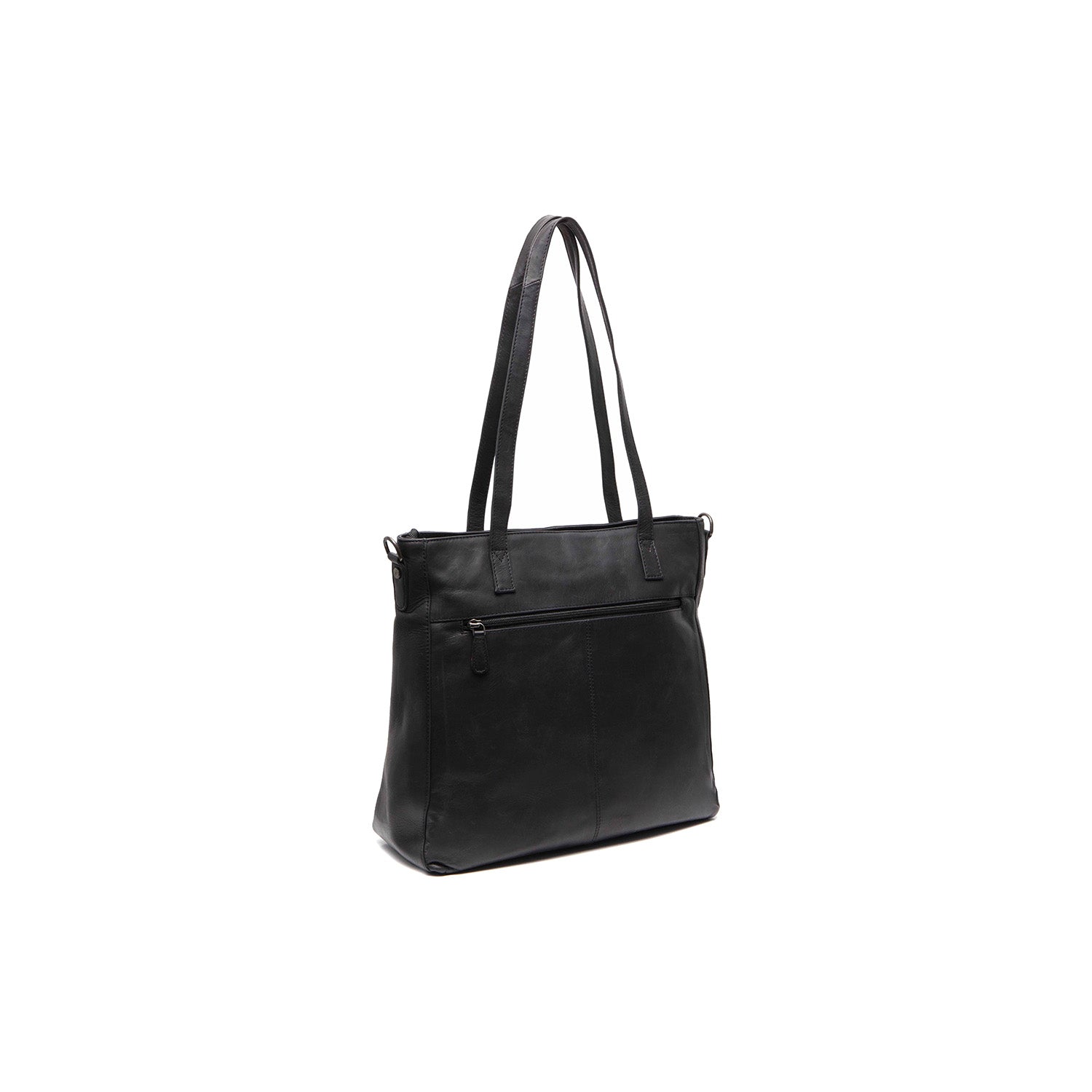 Leather Shopper Black Mosel