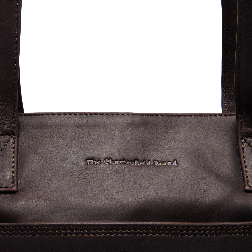 Leather Shoulder Bag Brown Mosel