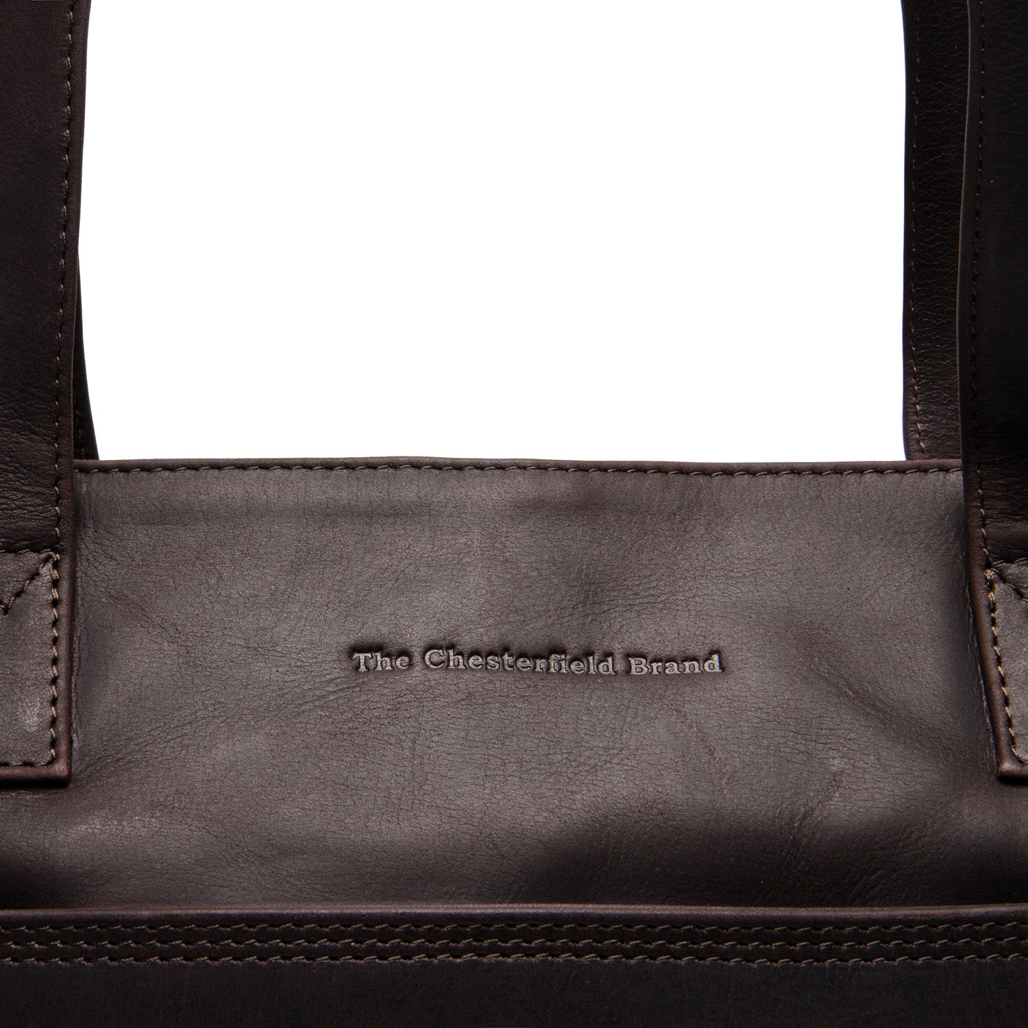 Leather Shopper Brown Mosel