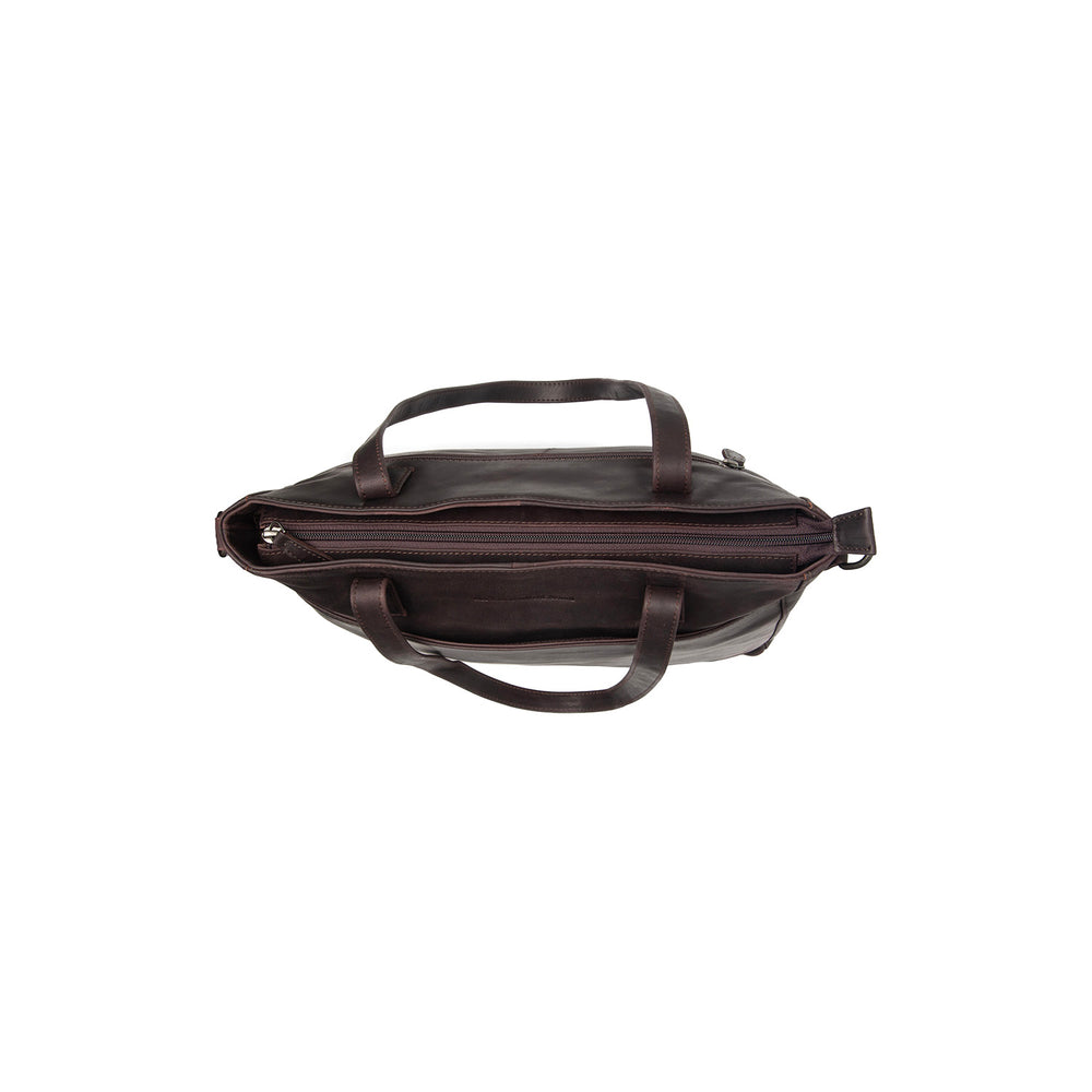Leather Shoulder Bag Brown Mosel