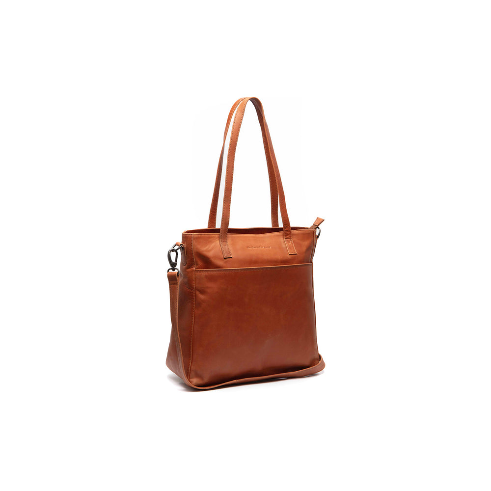 Leather Shoulder Bag Cognac Mosel