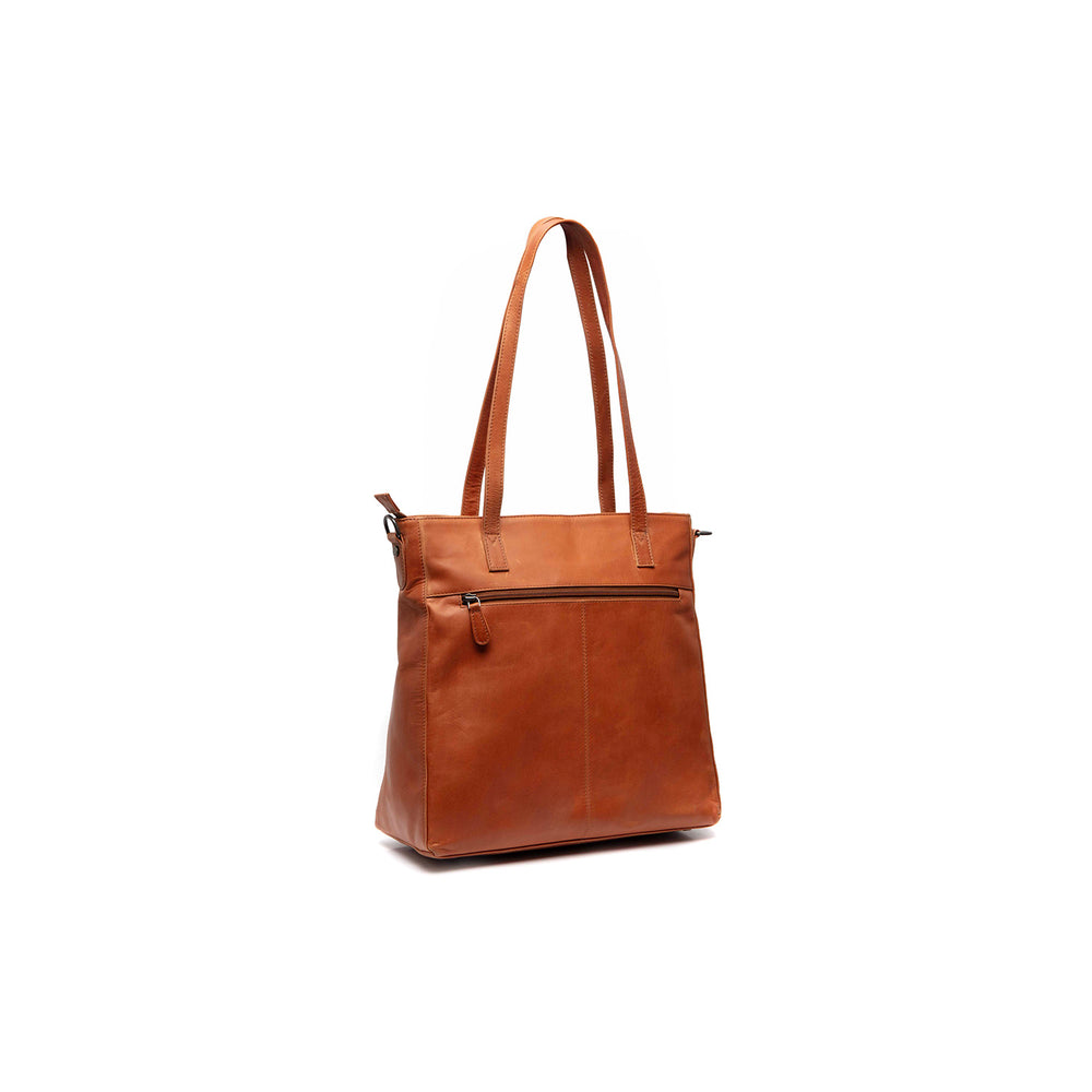 Leather Shoulder Bag Cognac Mosel