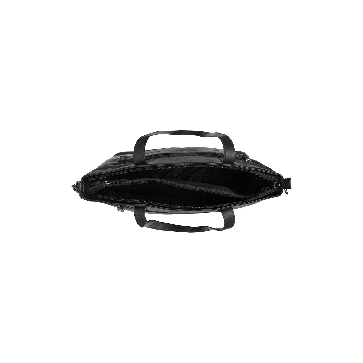 Leder Shopper Schwarz Osira