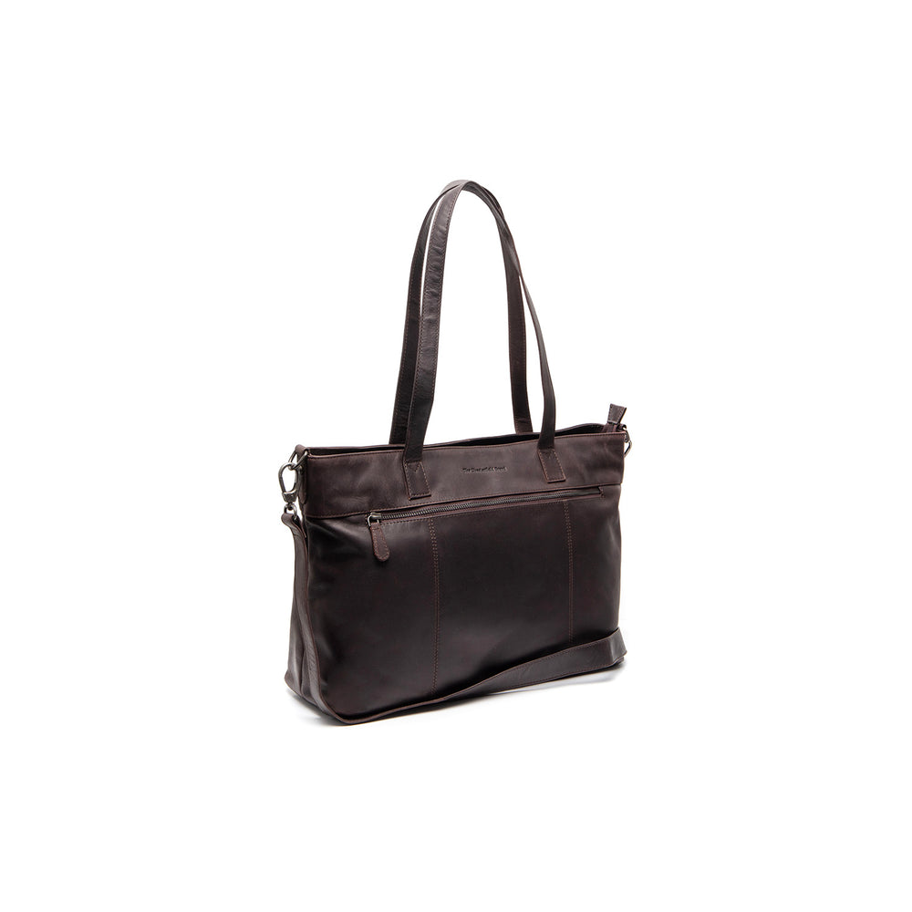 Leather Tote Bag Brown Osira