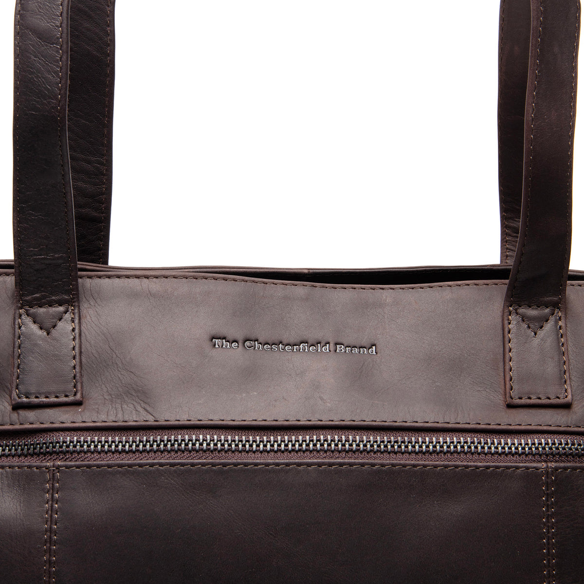 Leder Shopper Braun Osira