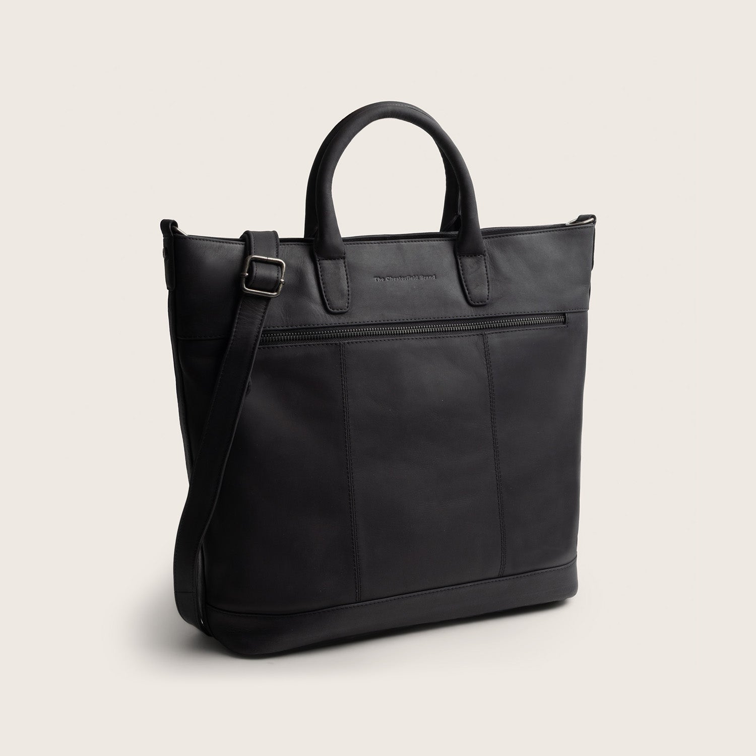 Leder Shopper Schwarz Westbrook