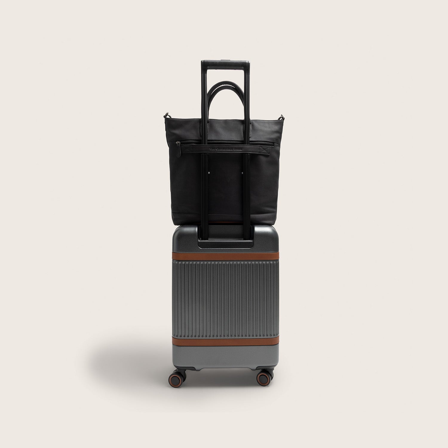 Leder Shopper Schwarz Westbrook