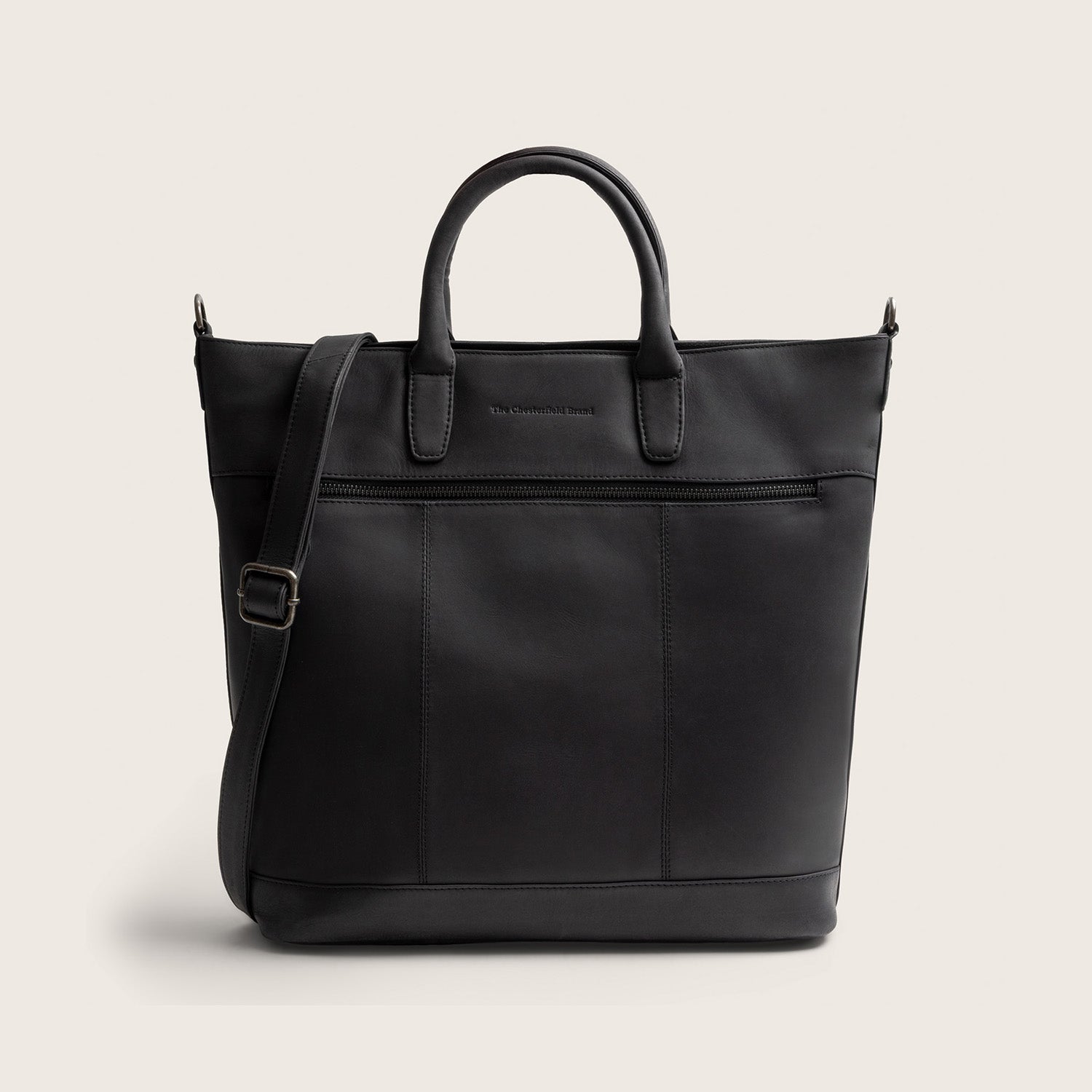 Leder Shopper Schwarz Westbrook