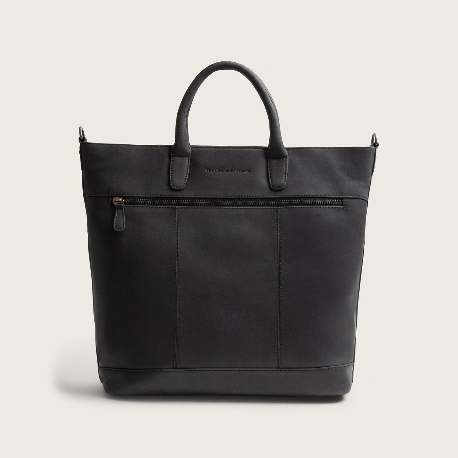 Leder Shopper Schwarz Westbrook
