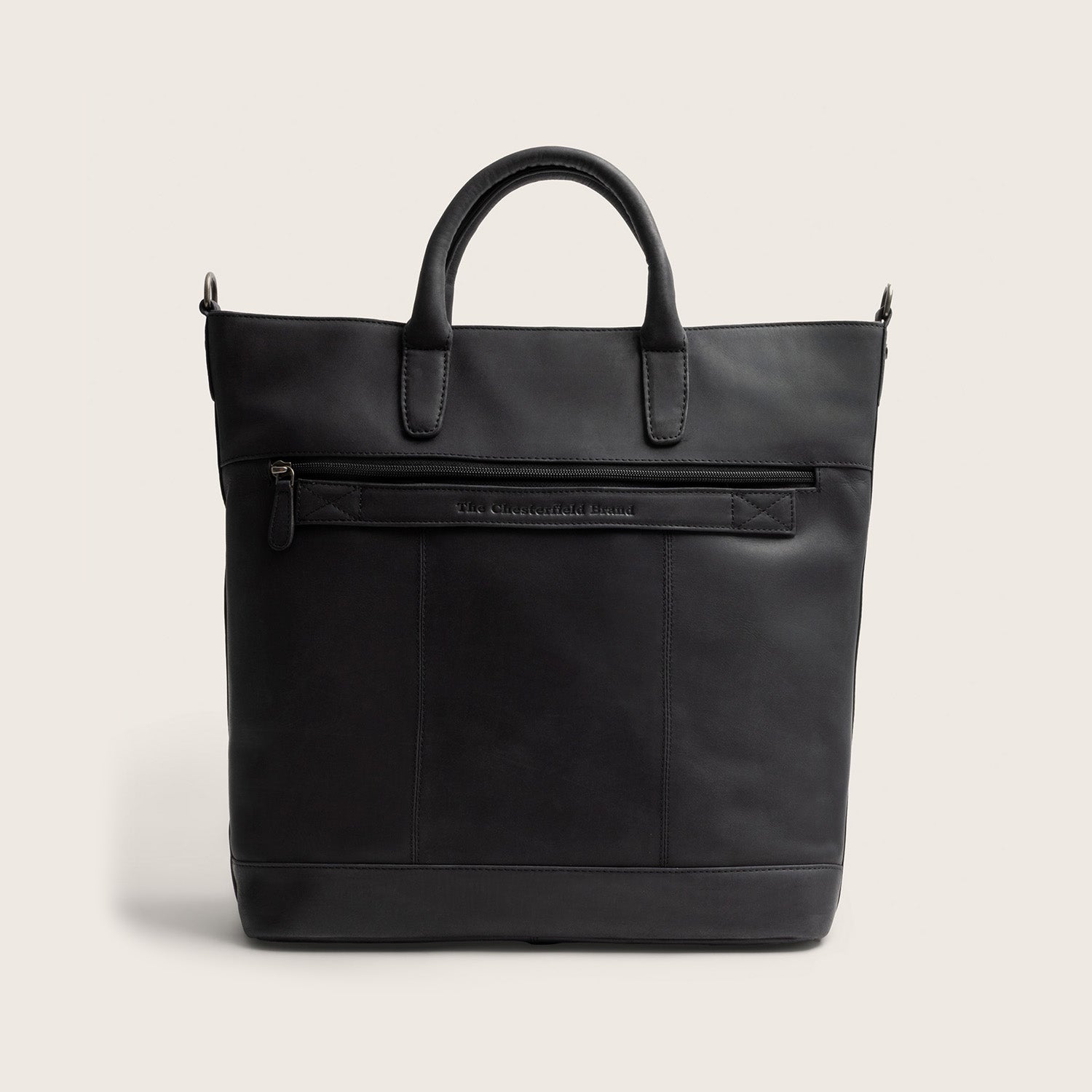 Leder Shopper Schwarz Westbrook