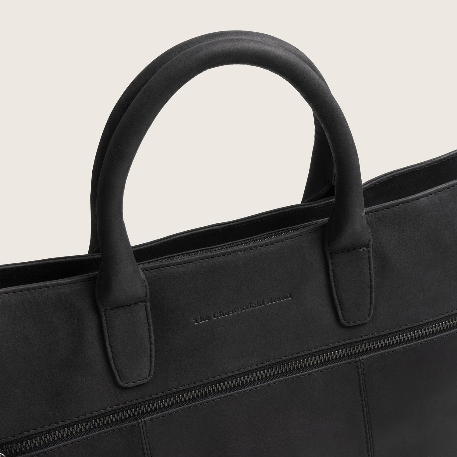 Leder Shopper Schwarz Westbrook