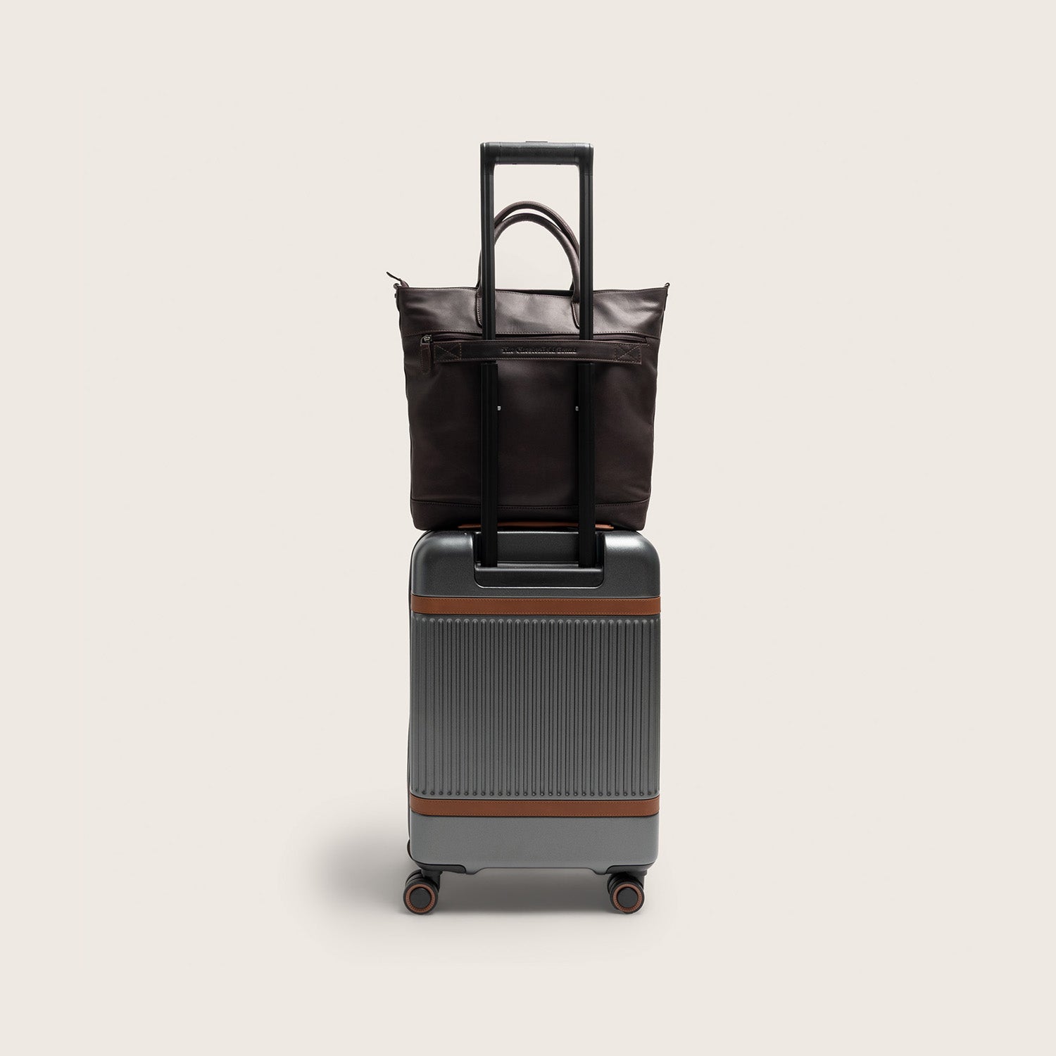 Leder Shopper Braun Westbrook