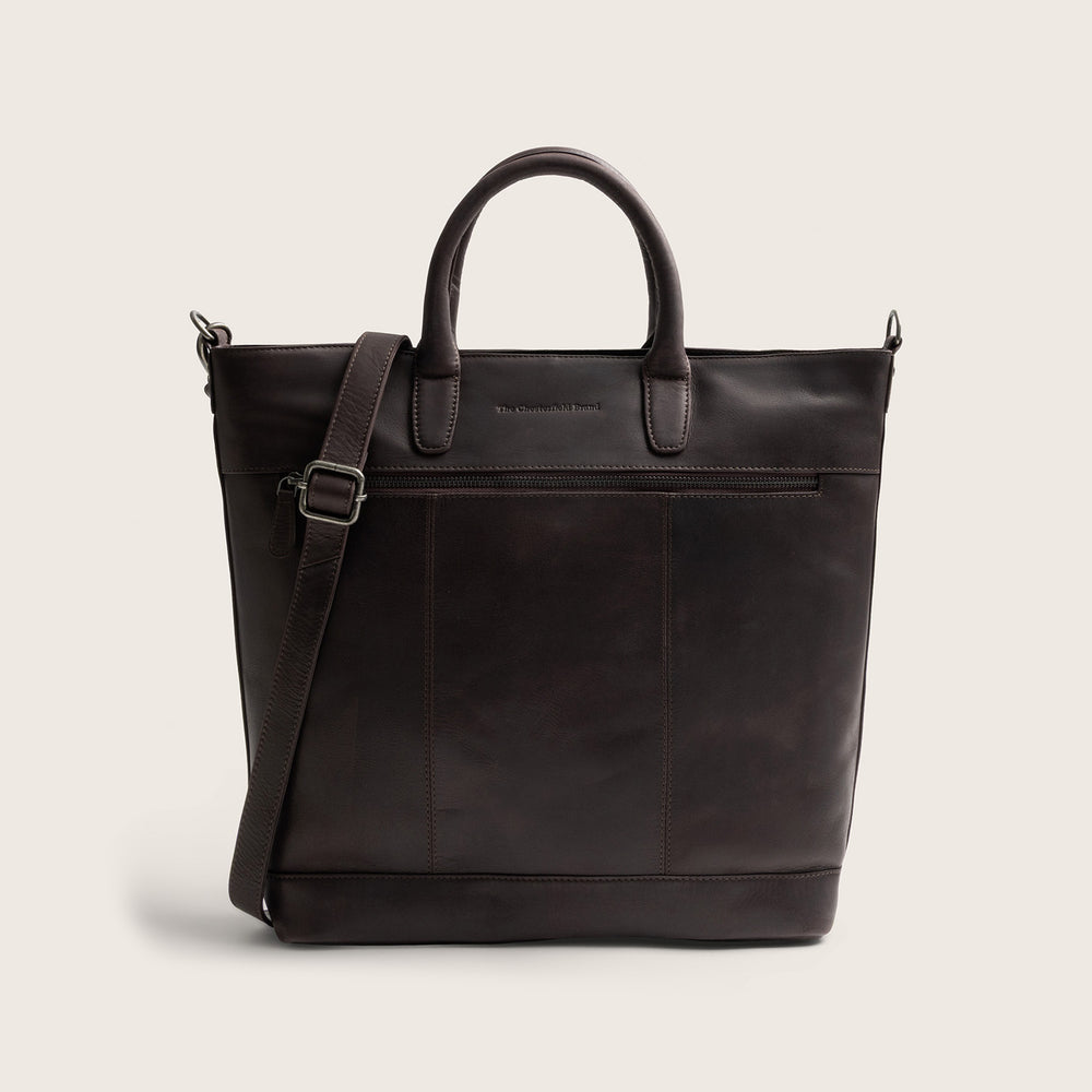 Sac Cabas en Cuir Marron Westbrook