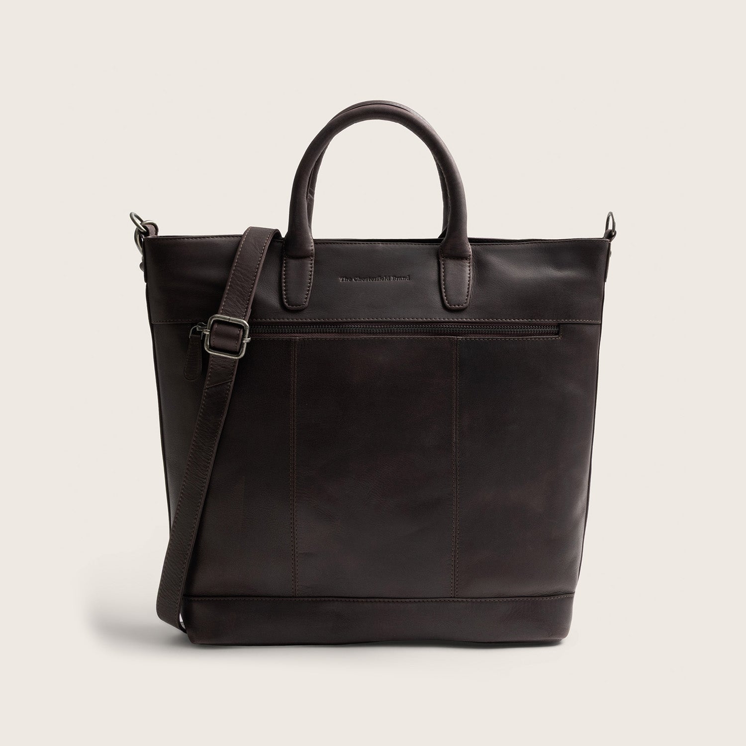 Leder Shopper Braun Westbrook
