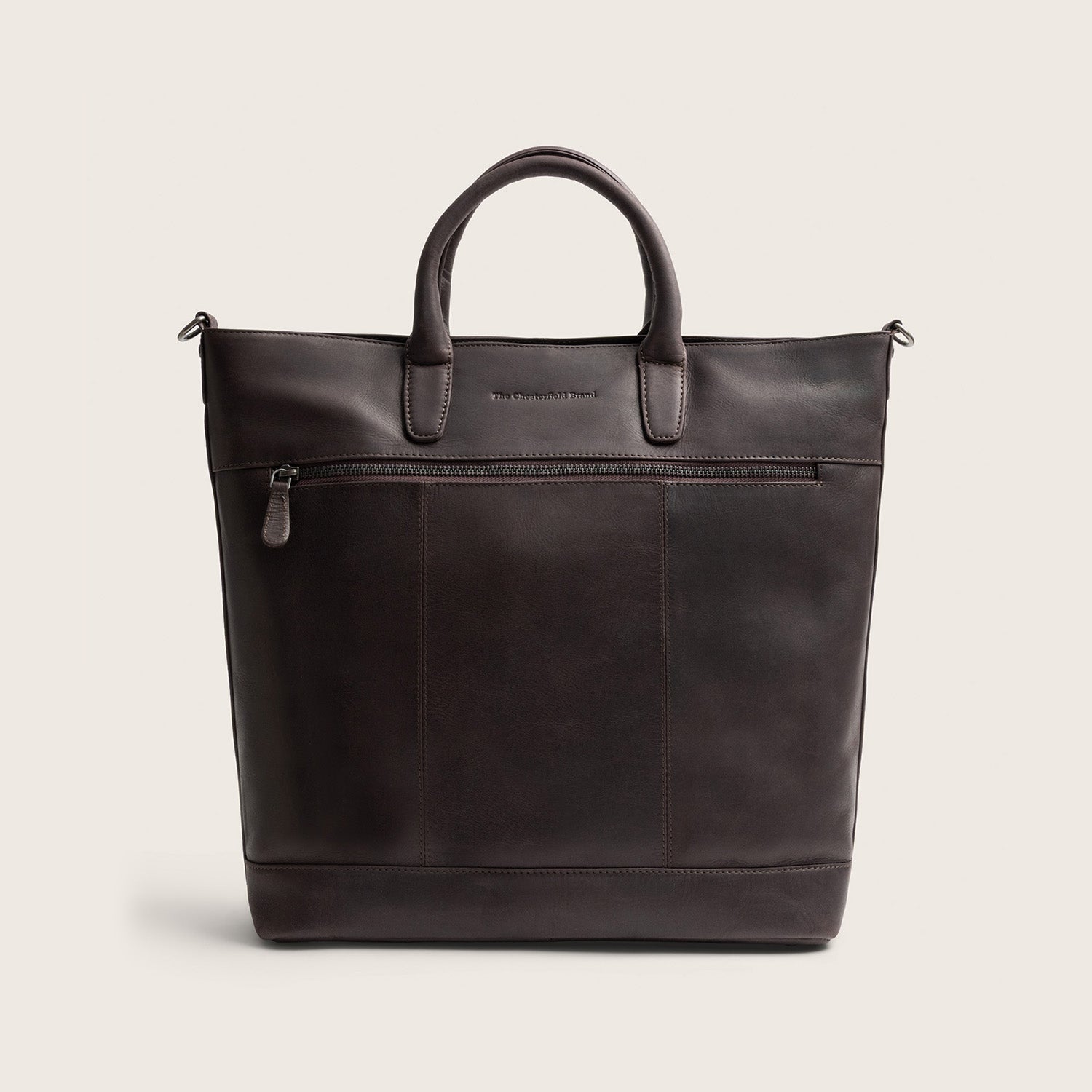 Leder Shopper Braun Westbrook