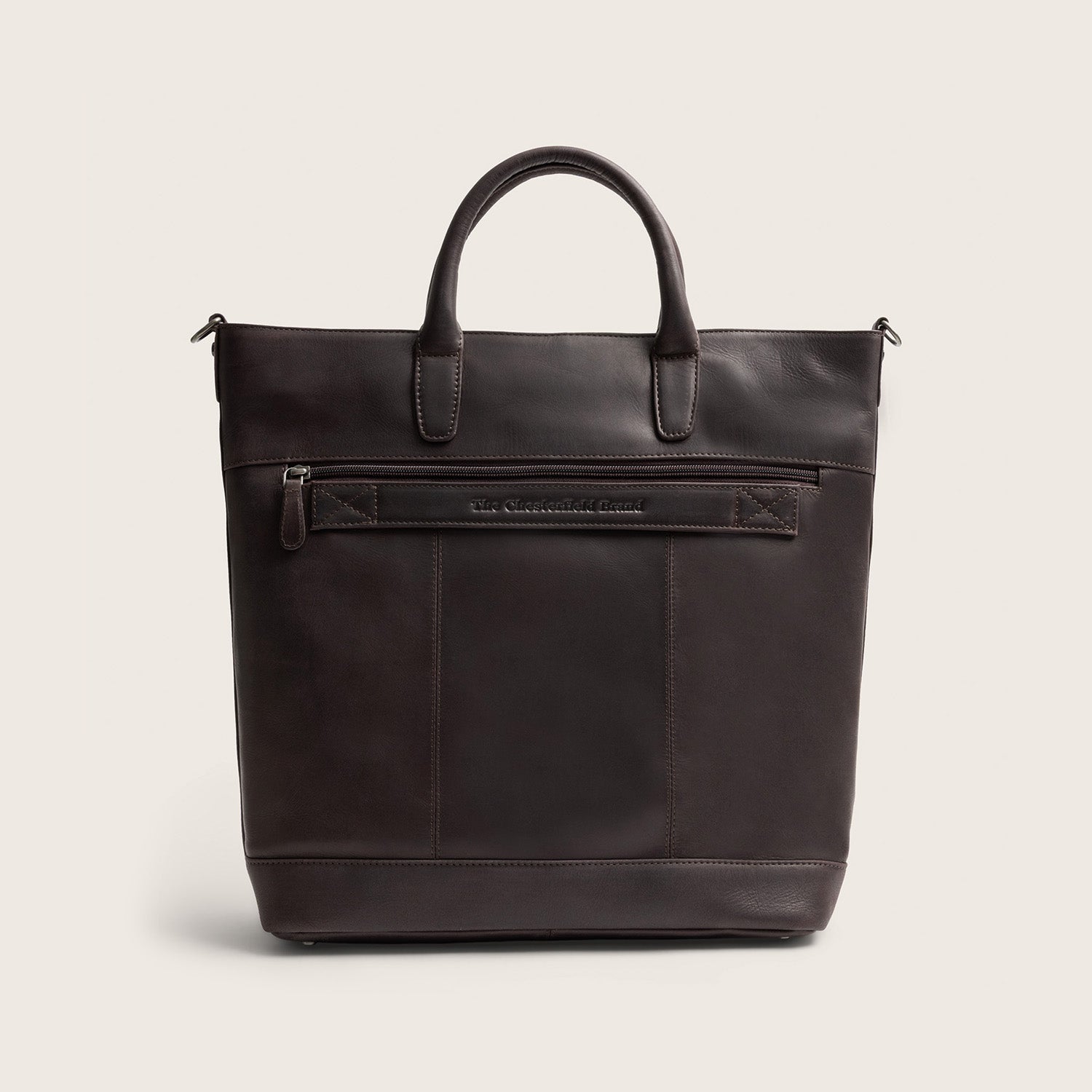 Leder Shopper Braun Westbrook
