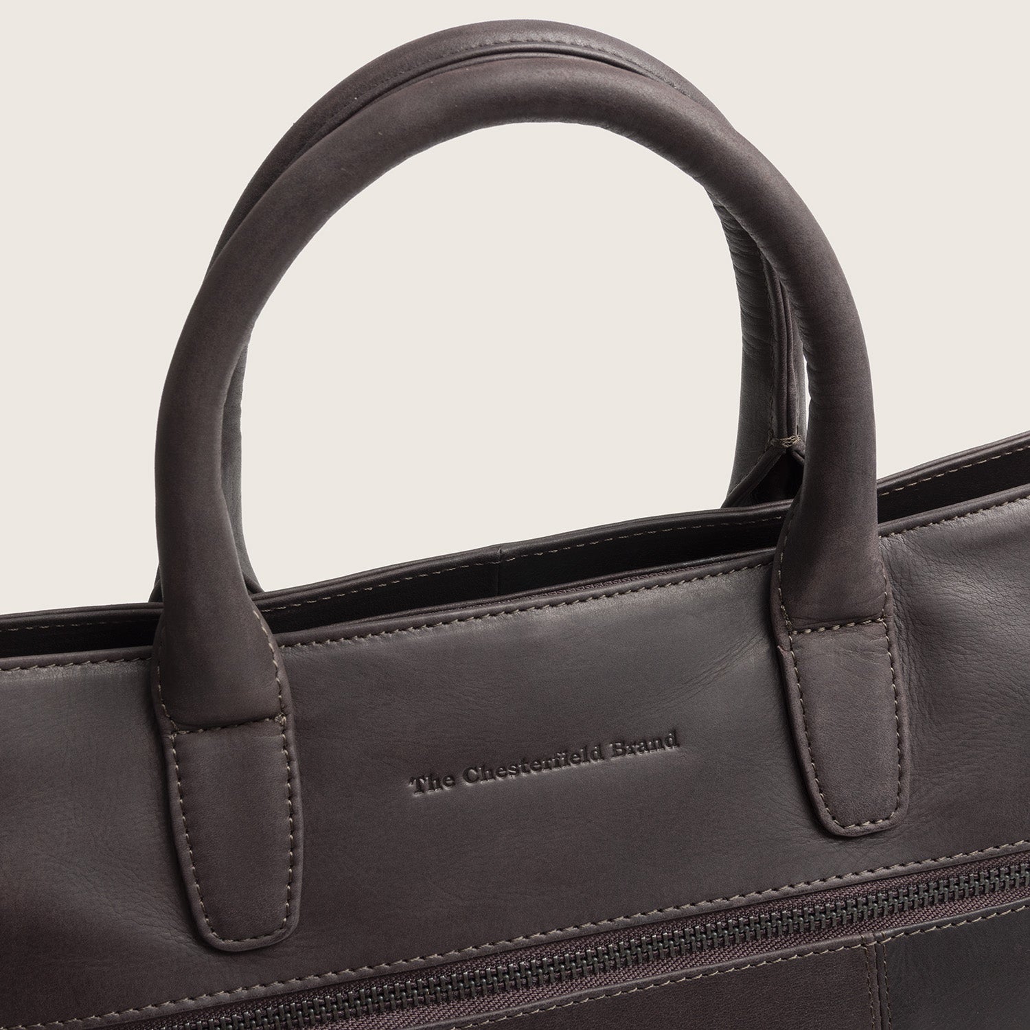 Leder Shopper Braun Westbrook