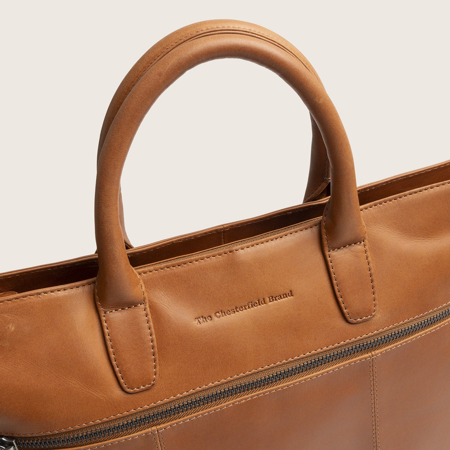 Leren Shopper Cognac Westbrook