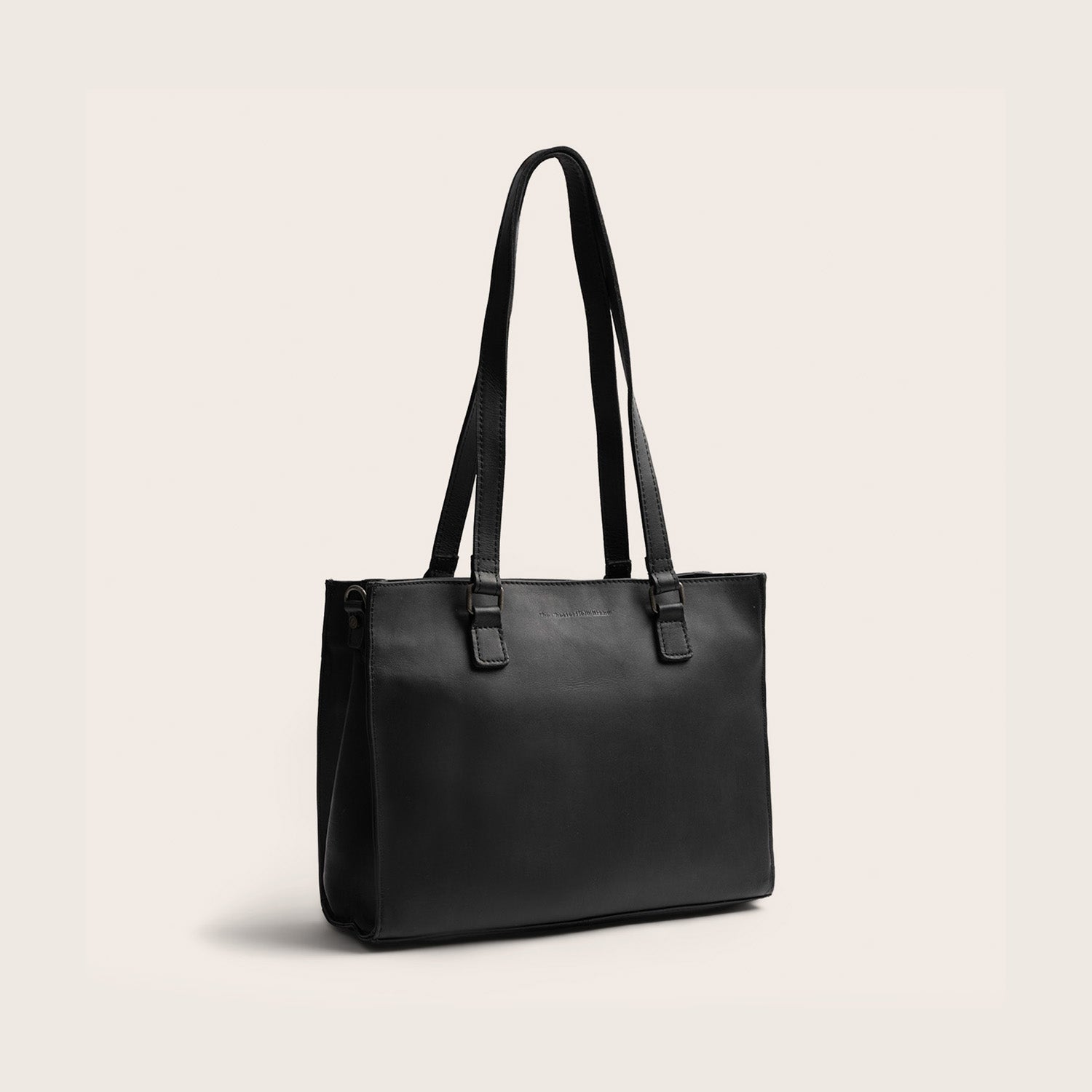 Leder Shopper Schwarz Ellsworth
