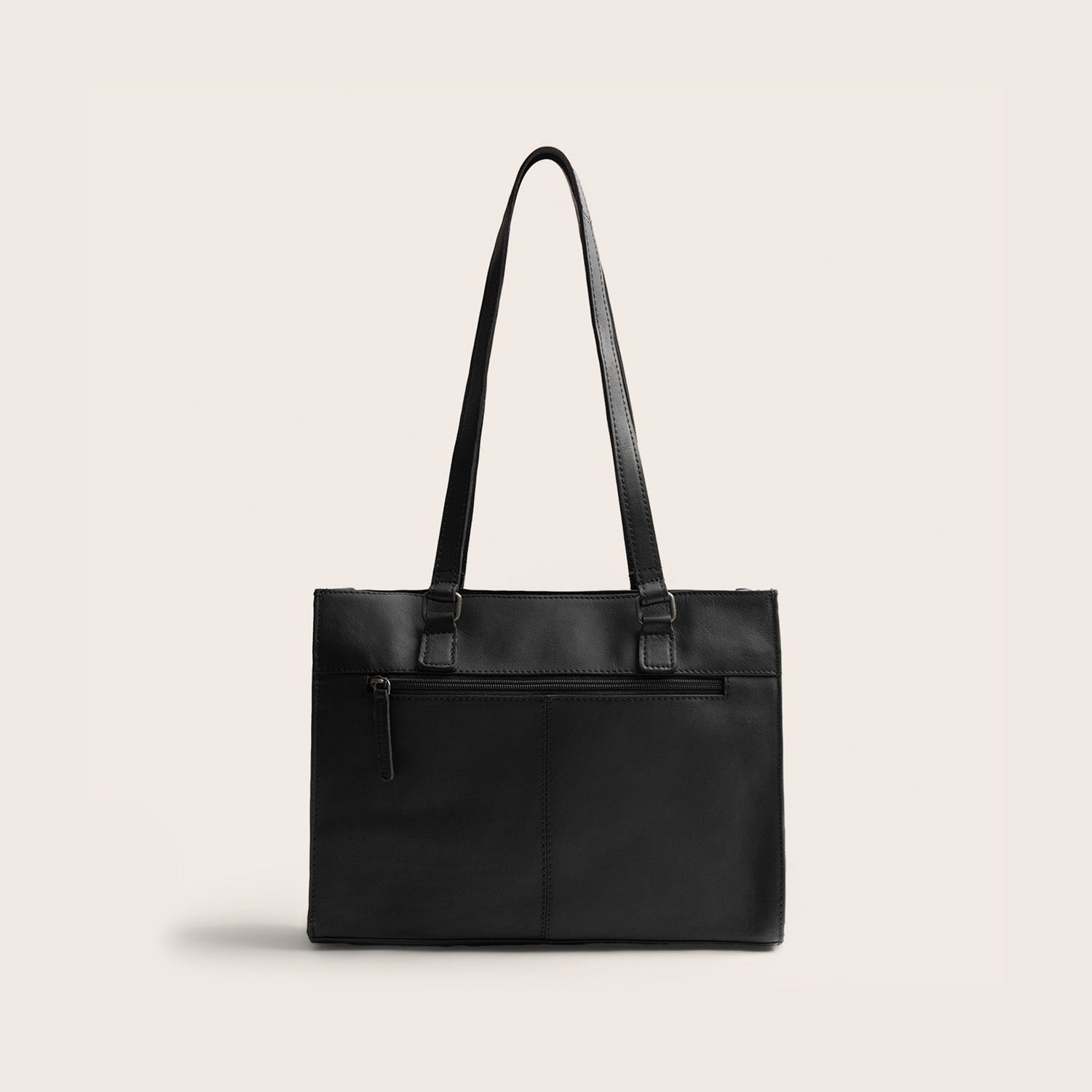 Leder Shopper Schwarz Ellsworth
