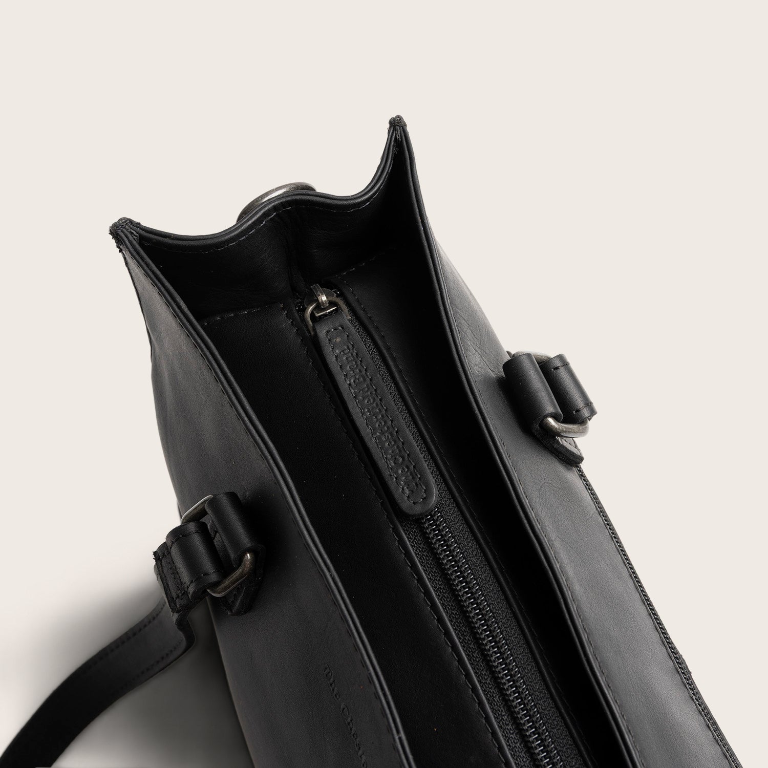 Leder Shopper Schwarz Ellsworth