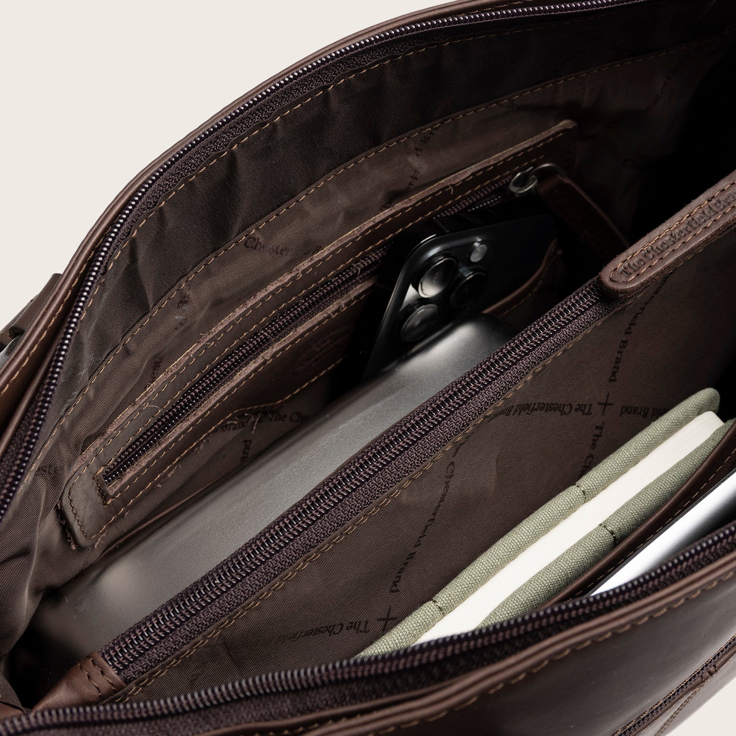 Leder Shopper Braun Ellsworth