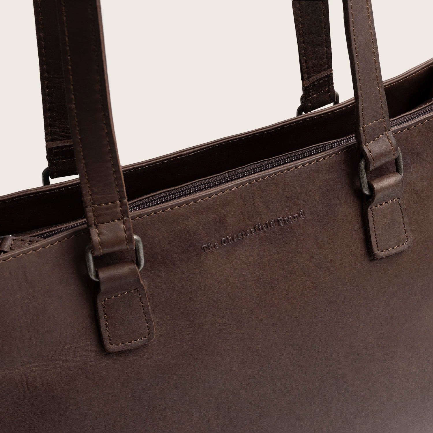 Leder Shopper Braun Ellsworth