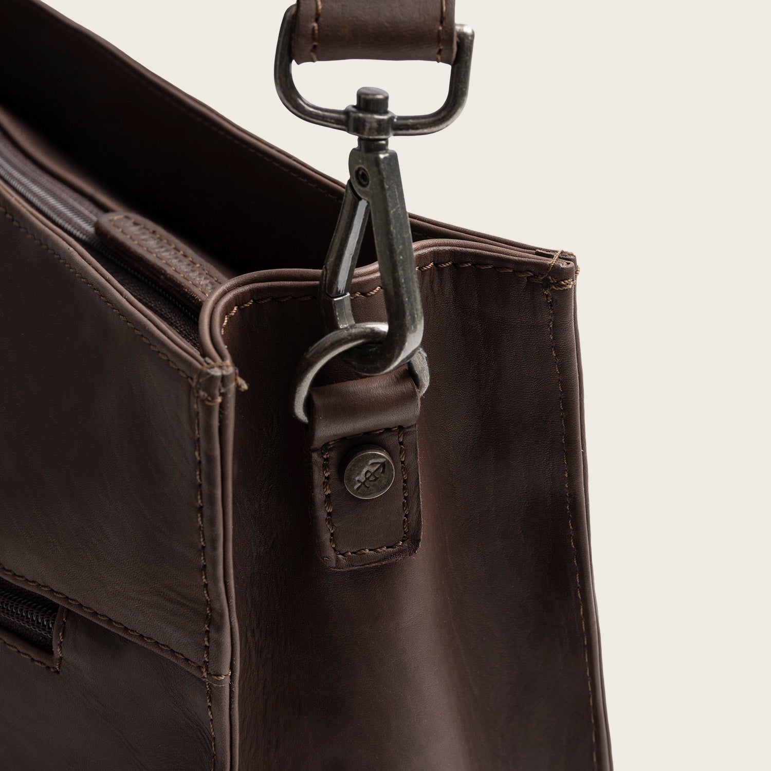 Leder Shopper Braun Ellsworth