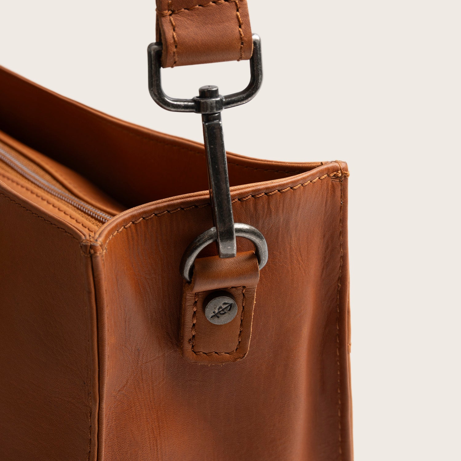 Leder Shopper Cognac Ellsworth