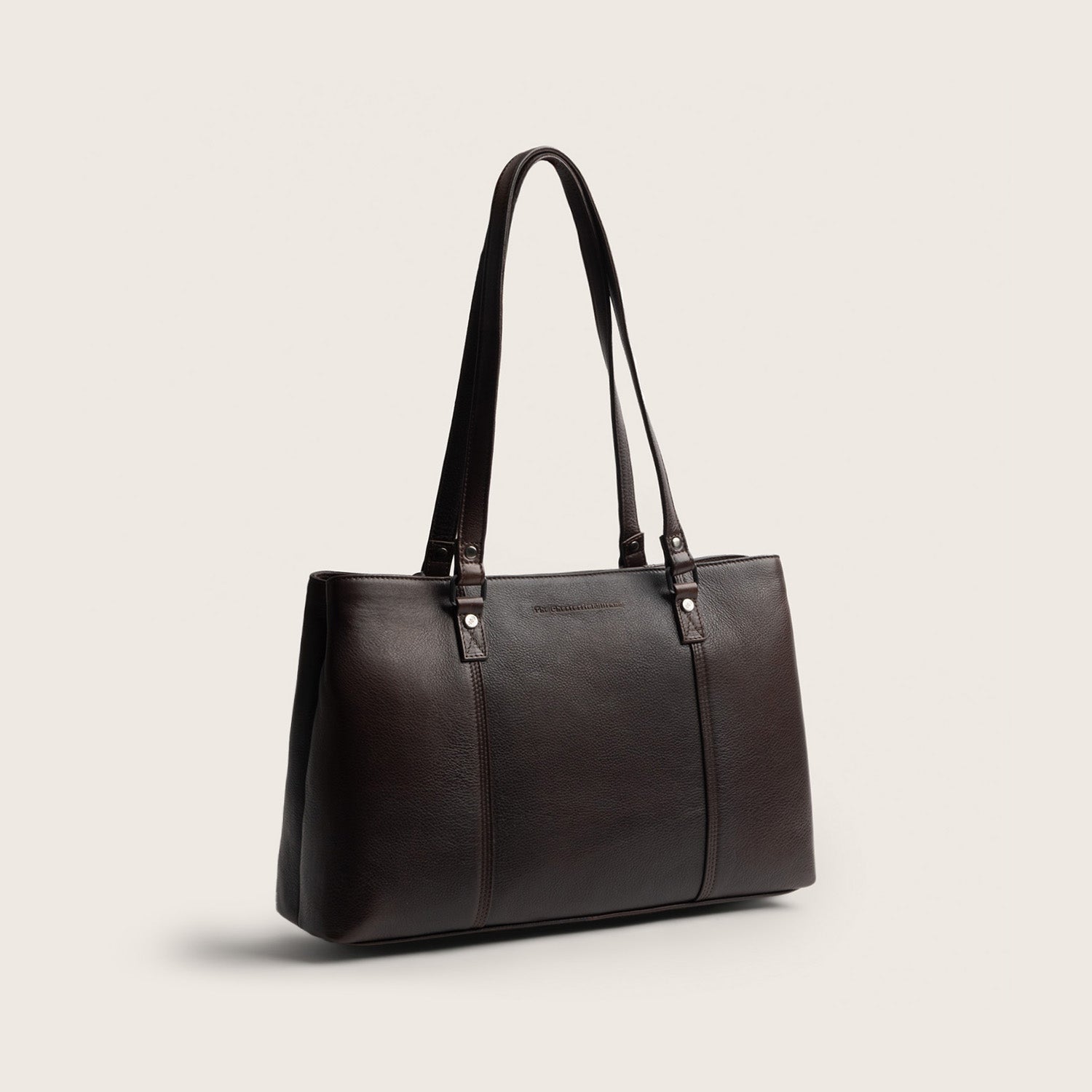 Leder Shopper Braun Alverino