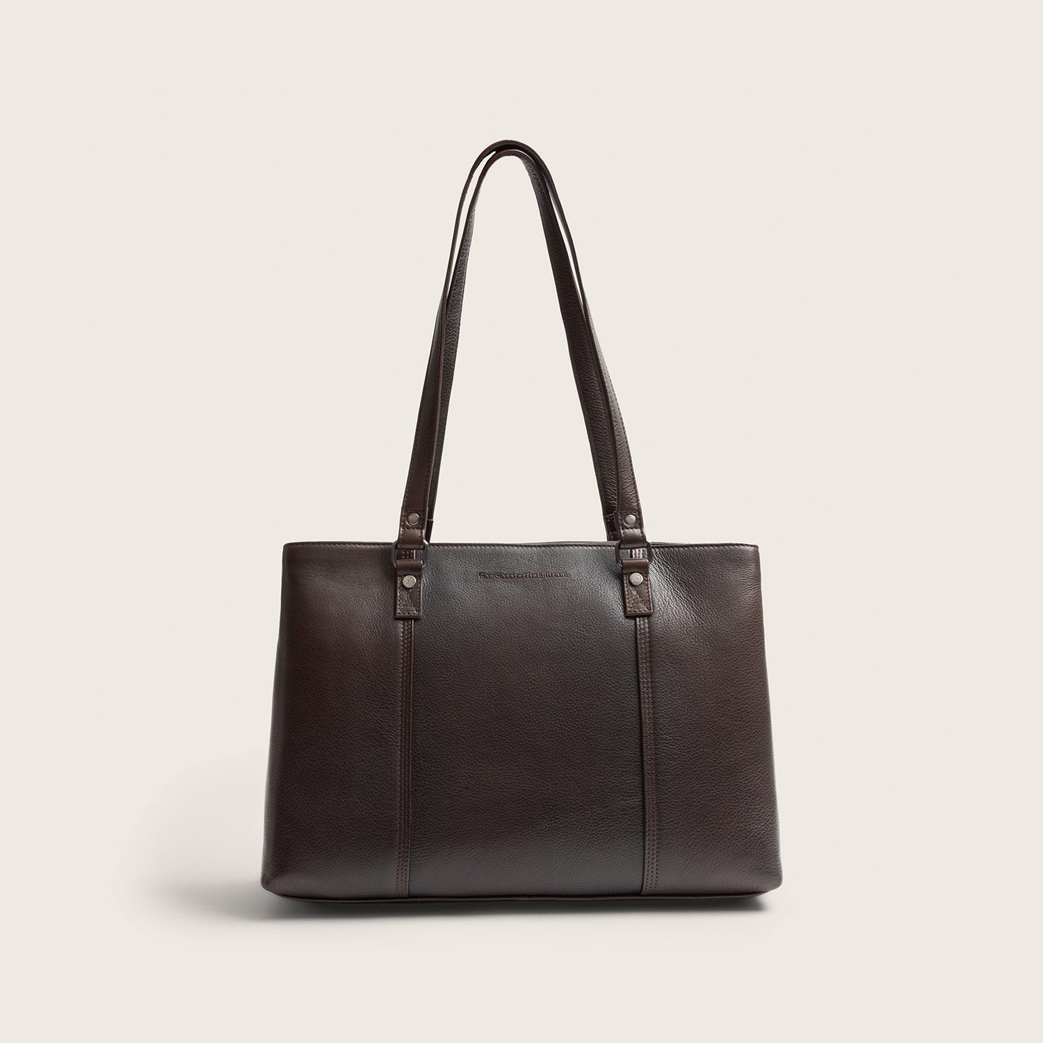 Leder Shopper Braun Alverino