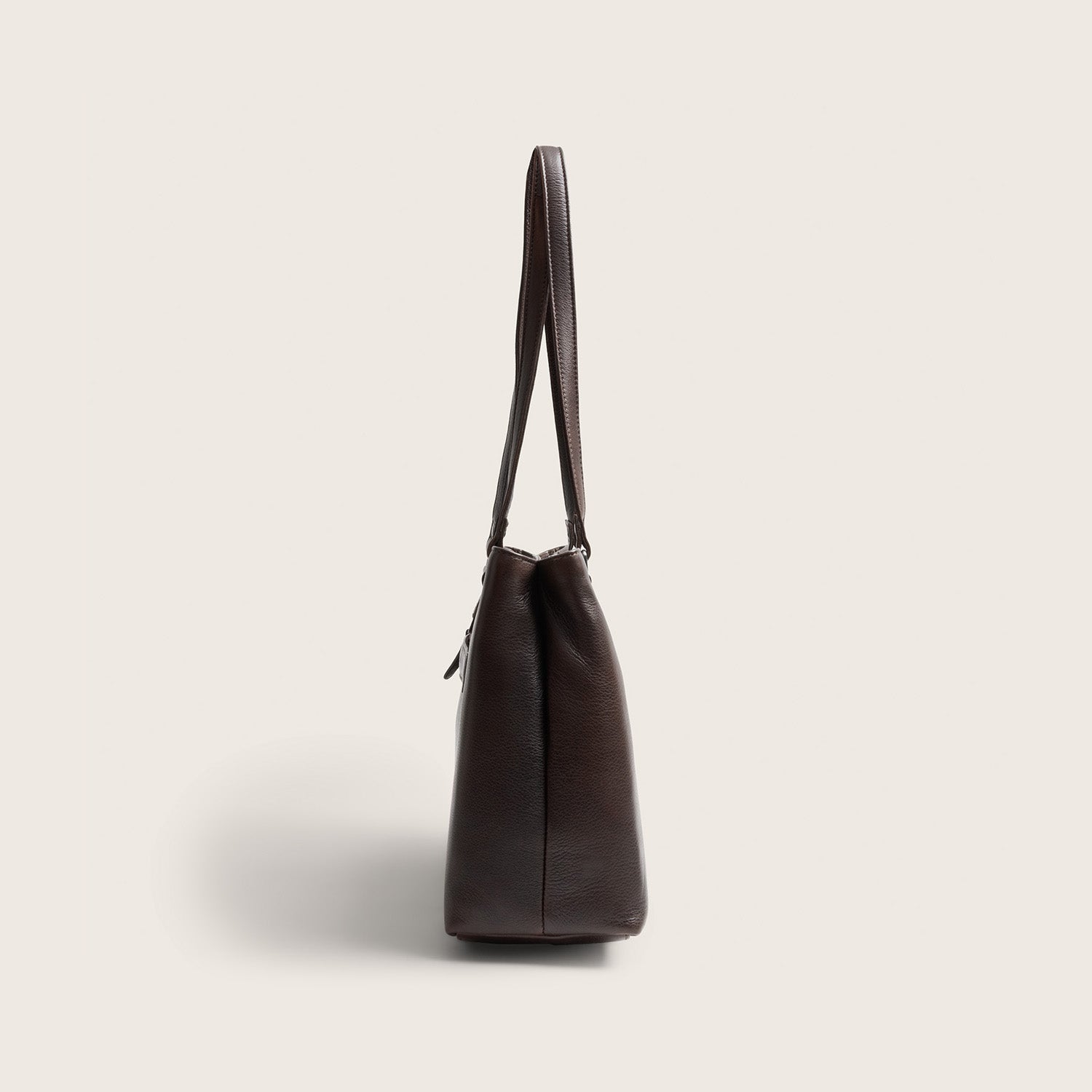 Leder Shopper Braun Alverino