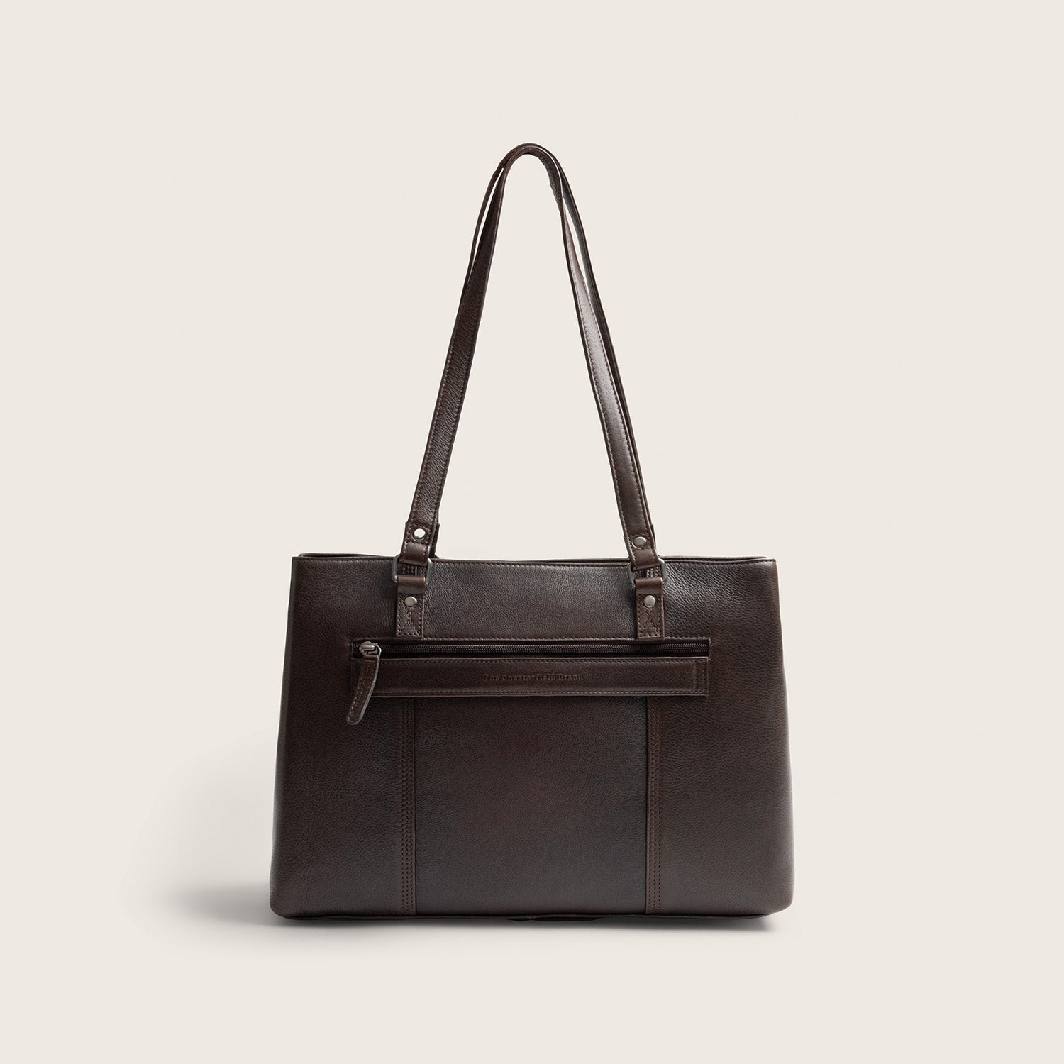 Leder Shopper Braun Alverino