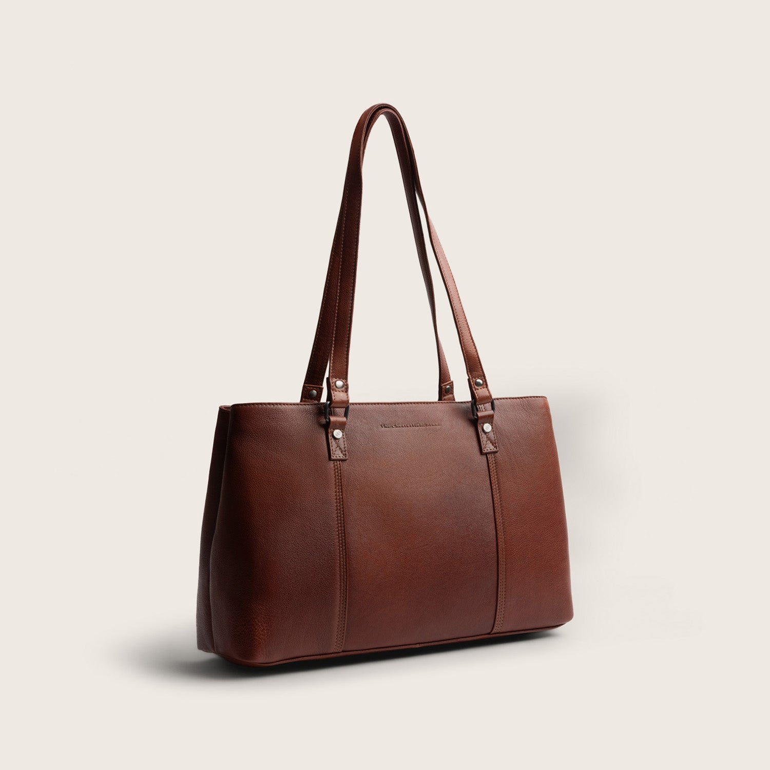 Sac Cabas en Cuir Cognac Alverino