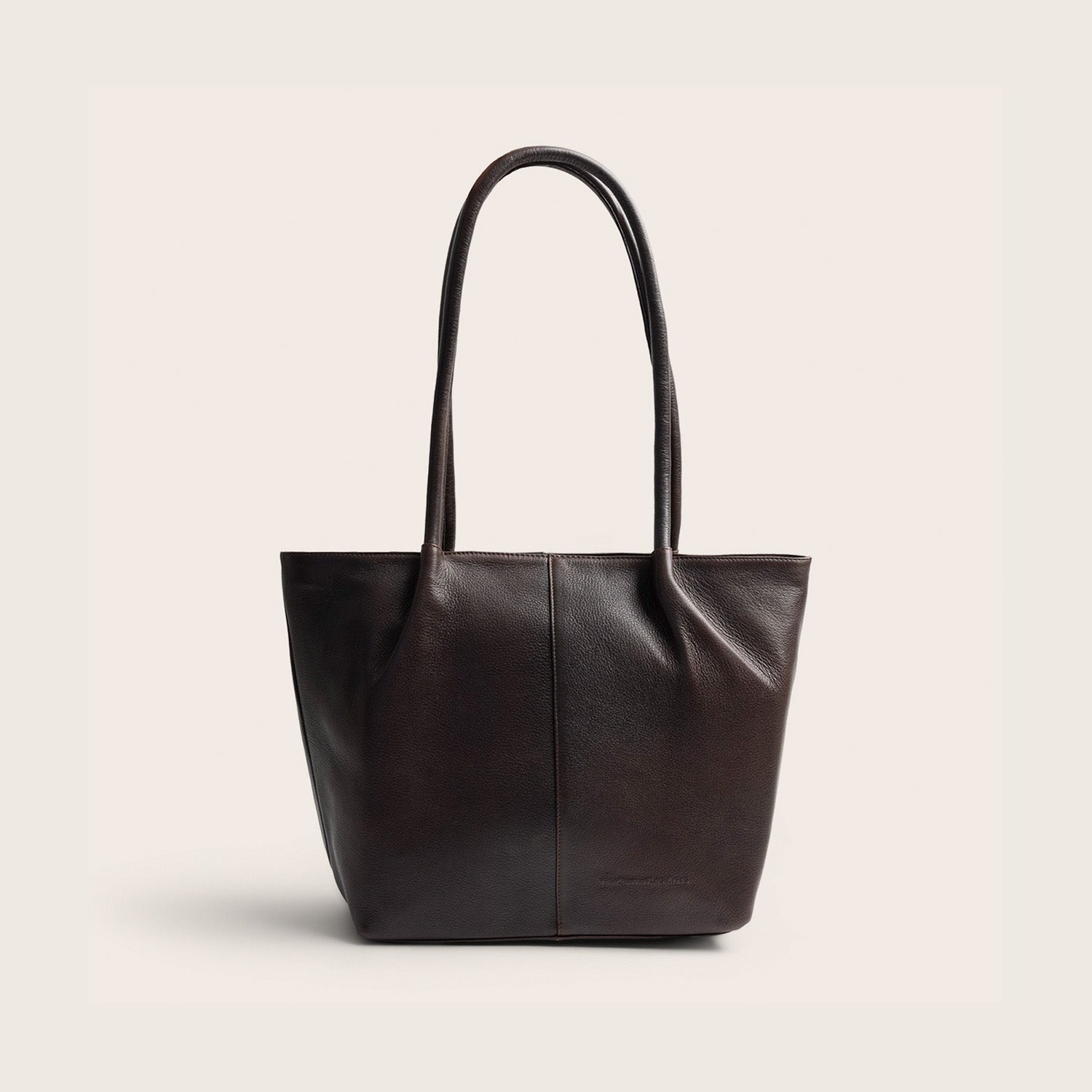 Sac Cabas en Cuir Marron Vespera