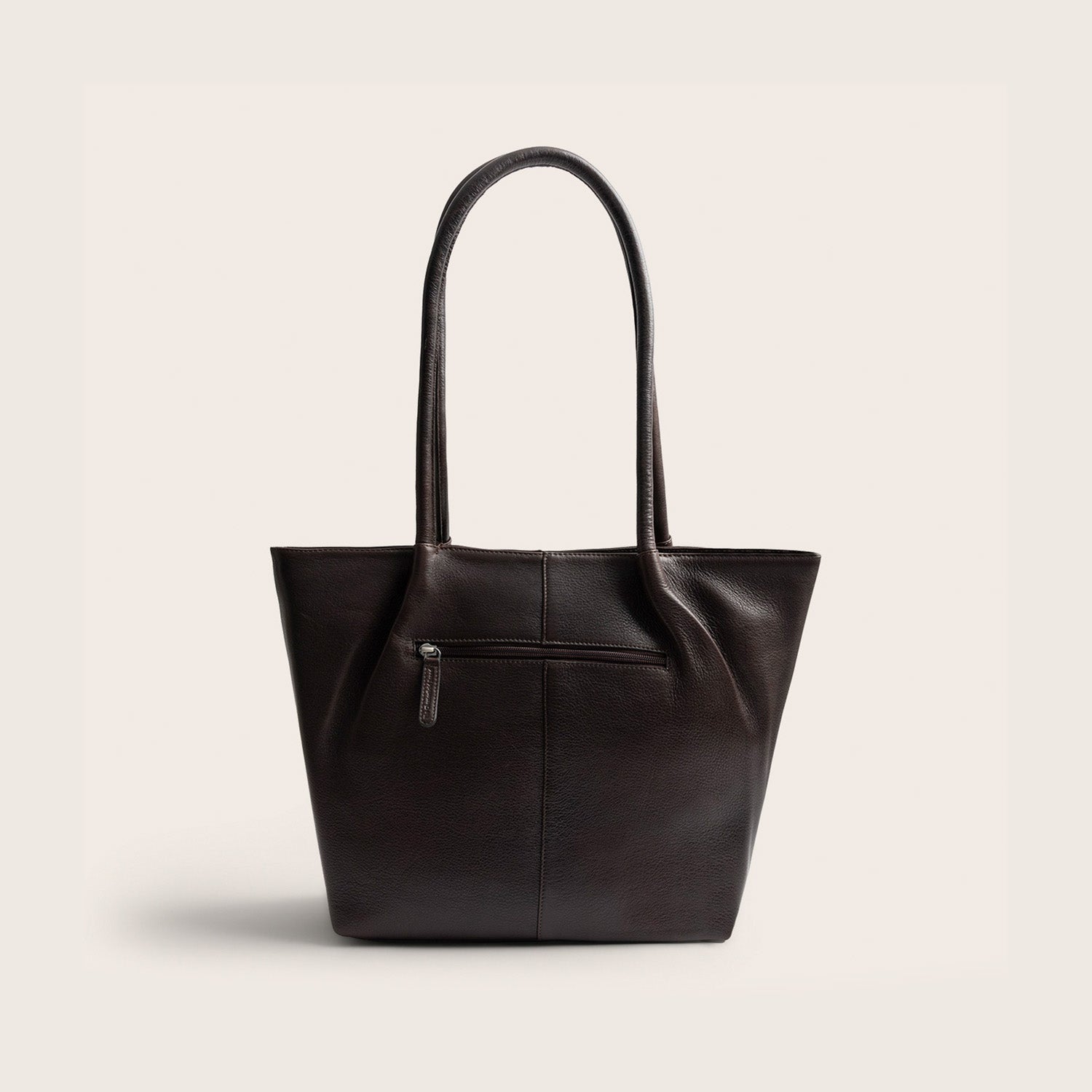 Sac Cabas en Cuir Marron Vespera