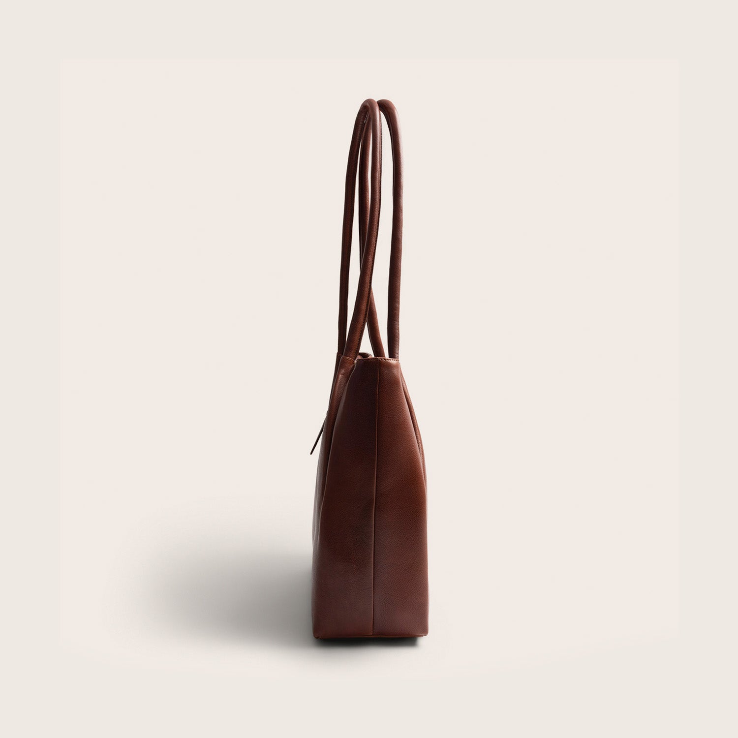 Sac Cabas en Cuir Cognac Vespera