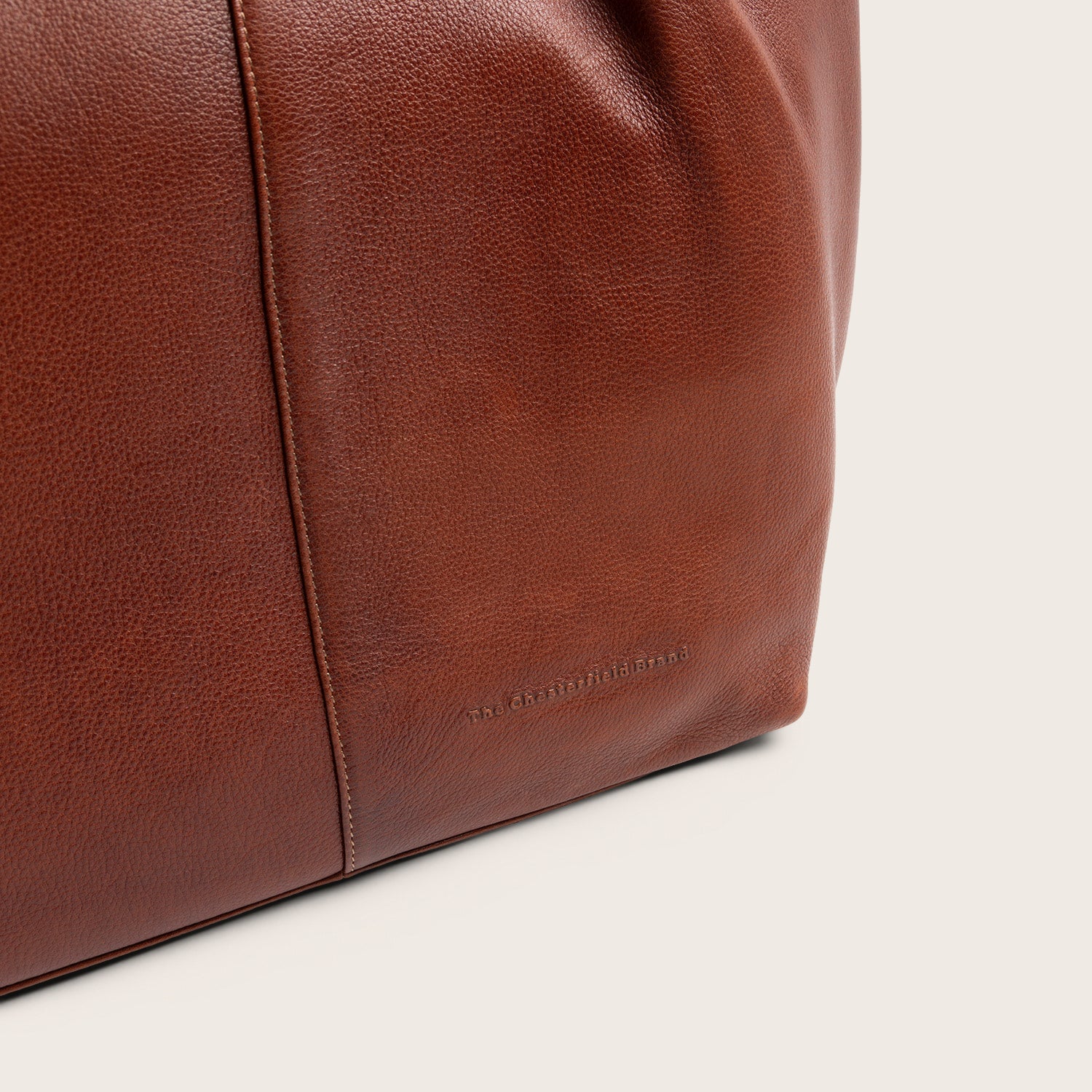 Sac Cabas en Cuir Cognac Vespera