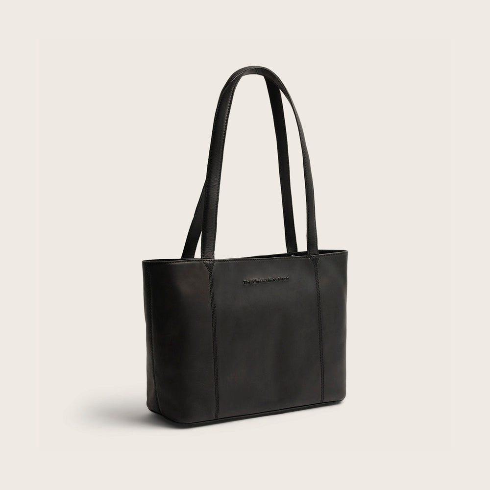 Sac Cabas en Cuir Noir Anira