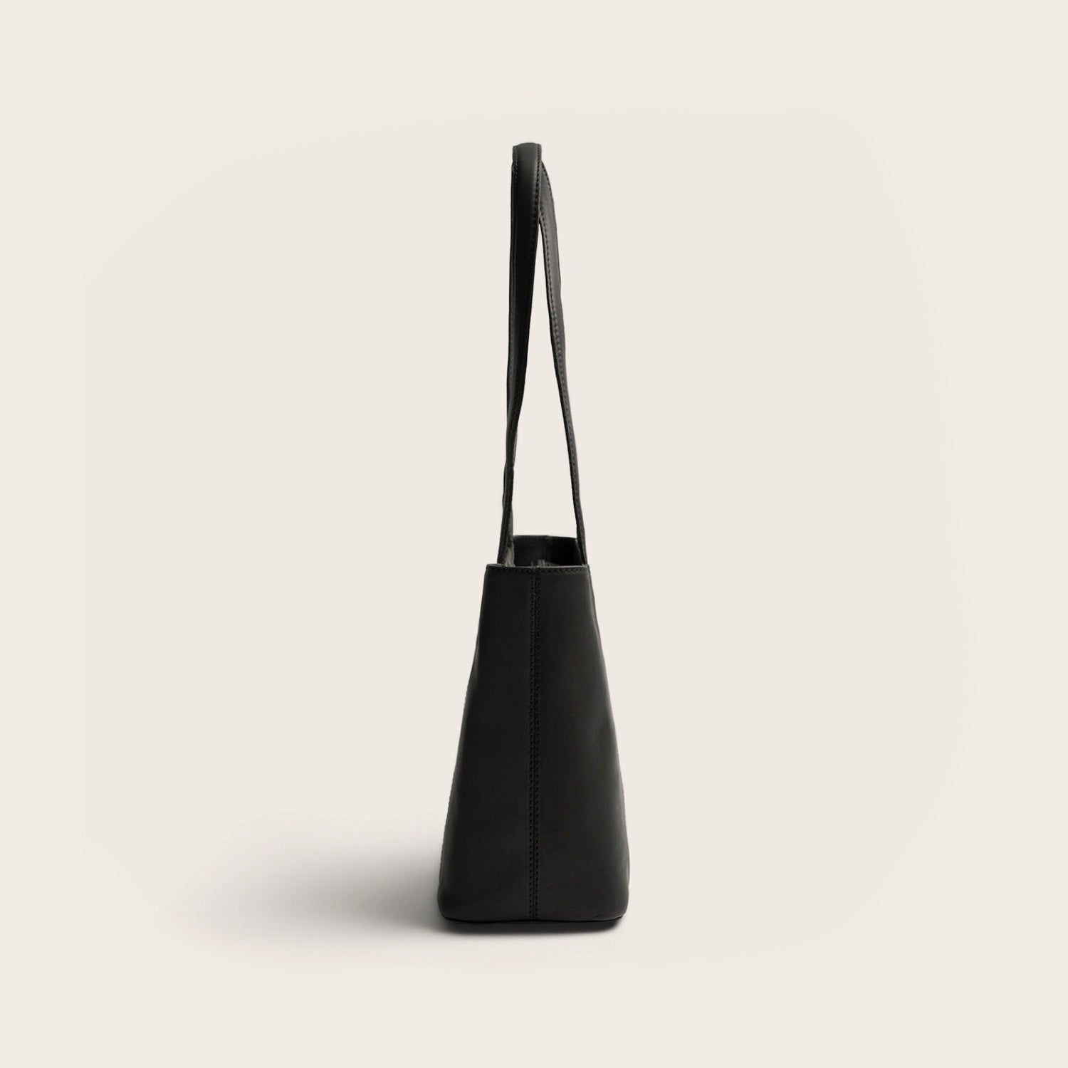 Sac Cabas en Cuir Noir Anira