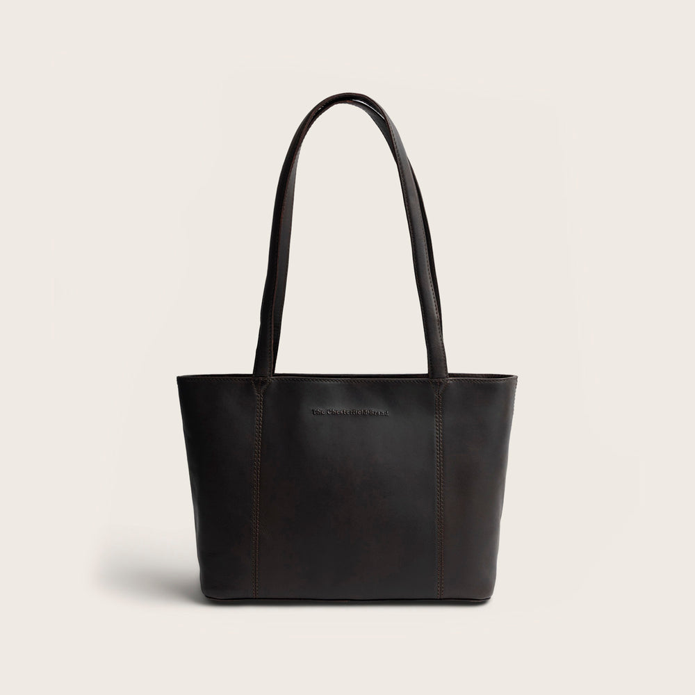 Sac Cabas en Cuir Marron Anira