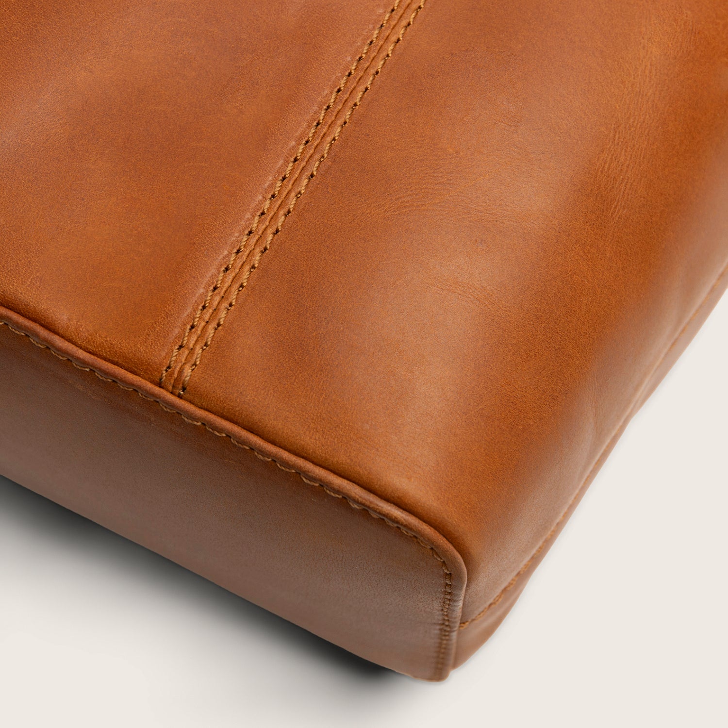 Leather Tote Bag Cognac Anira