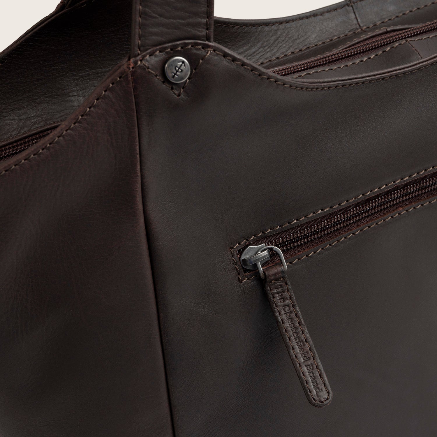 Sac Cabas en Cuir Marron Mireya