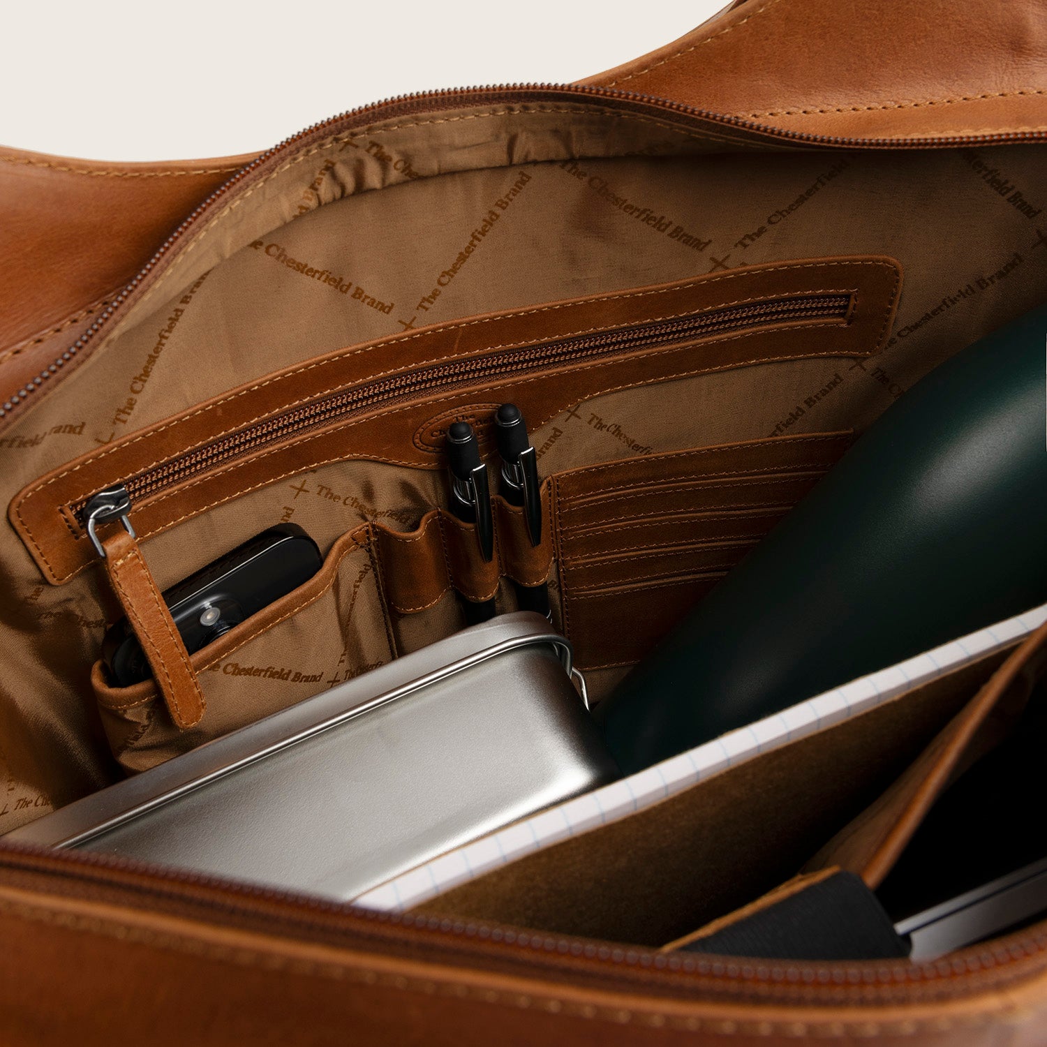 Sac Cabas en Cuir Cognac Mireya