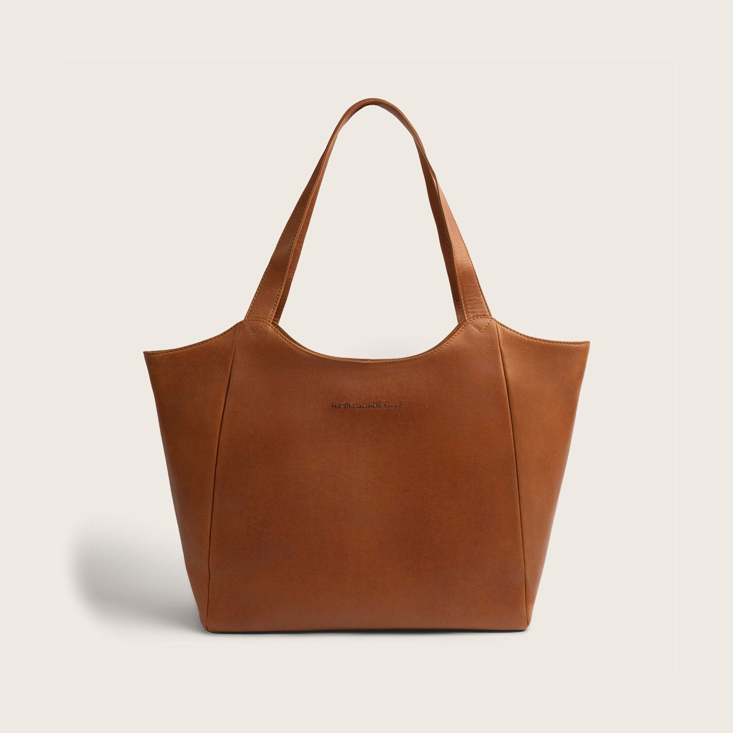 Sac Cabas en Cuir Cognac Mireya