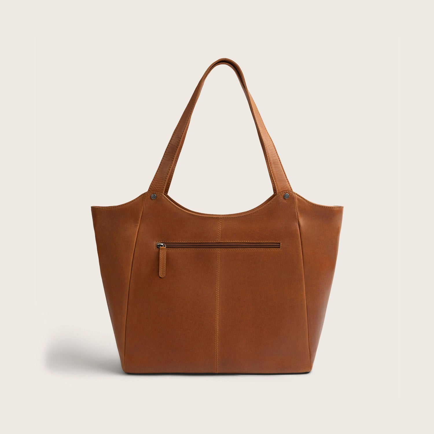 Sac Cabas en Cuir Cognac Mireya